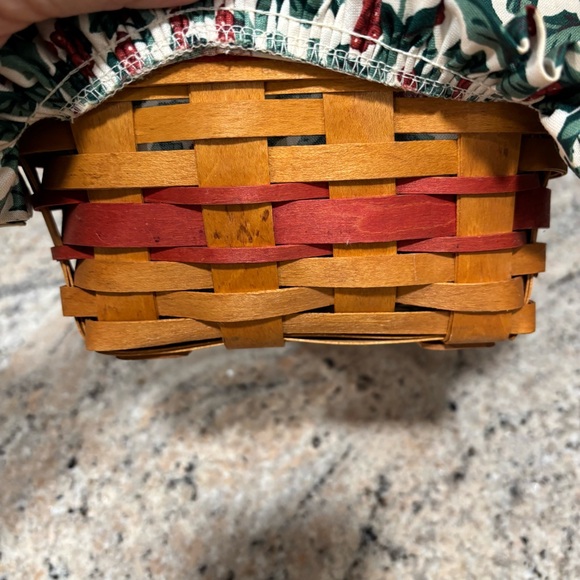 Vintage Longaberger 1996 Holiday Cheer Basket - Picture 7 of 16